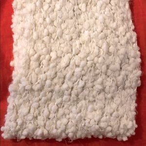 Cream chunky infinity scarf